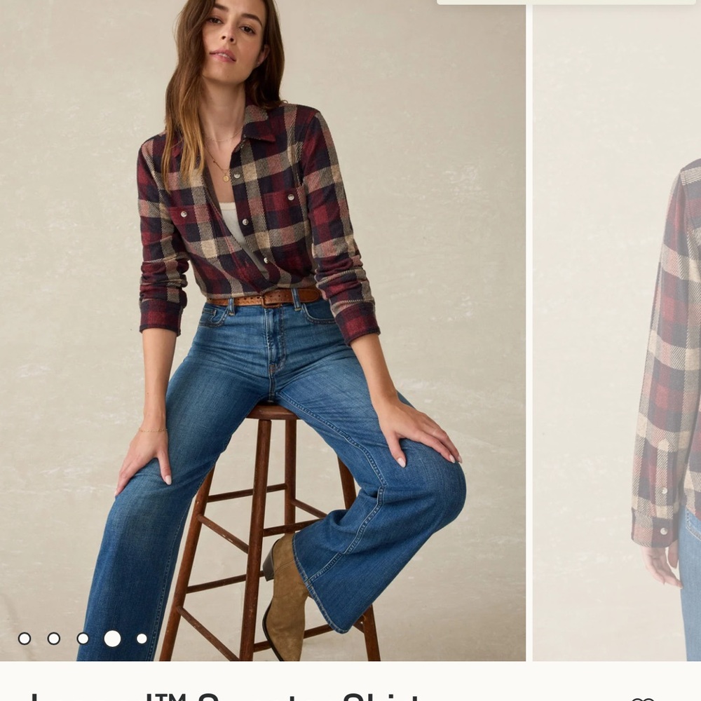 FAHERTY Legend Sweater Shirt ONLY WORN ONCE - currently on their website